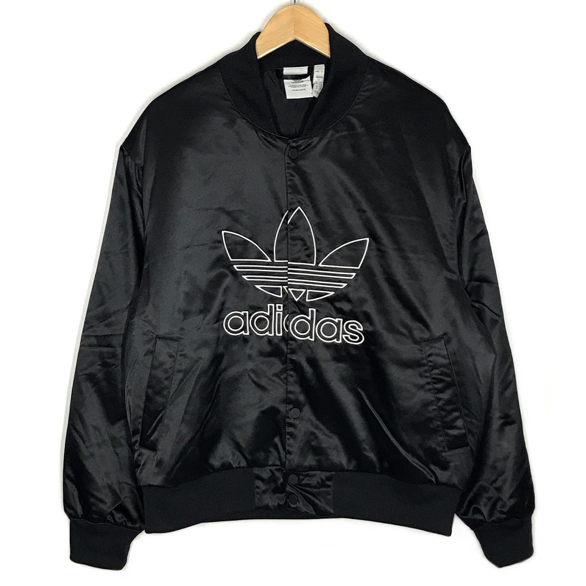 adidas Originals | アディダスオリジナルス ADICOLOR CLASSICS SATIN BOMBER JACKET ボンバージャケット ブルゾン H09165 ブラック【倉吉店】