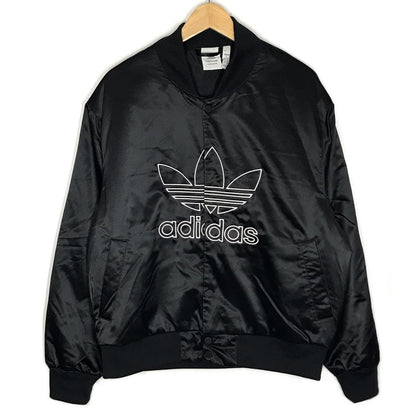 adidas Originals | アディダスオリジナルス ADICOLOR CLASSICS SATIN BOMBER JACKET ボンバージャケット ブルゾン H09165 ブラック【倉吉店】
