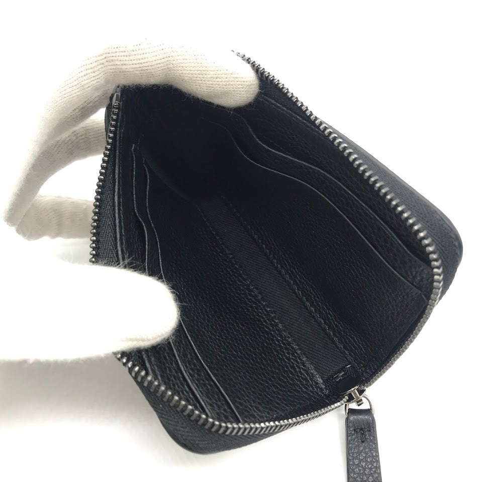 DSQUARED2 | ディースクエアード BOB ZIP WALLET L字ファスナー財布 コンパクトウォレット 長財布 S82WA0041 ブラック【倉吉店】