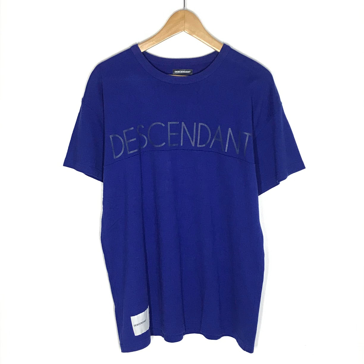 DESCENDANT | ディセンダント PADDLE CREW NECK SS (BLUE) 半袖Ｔシャツ 211ATDS-CSM06 ブルー サイズ：1【倉吉店】