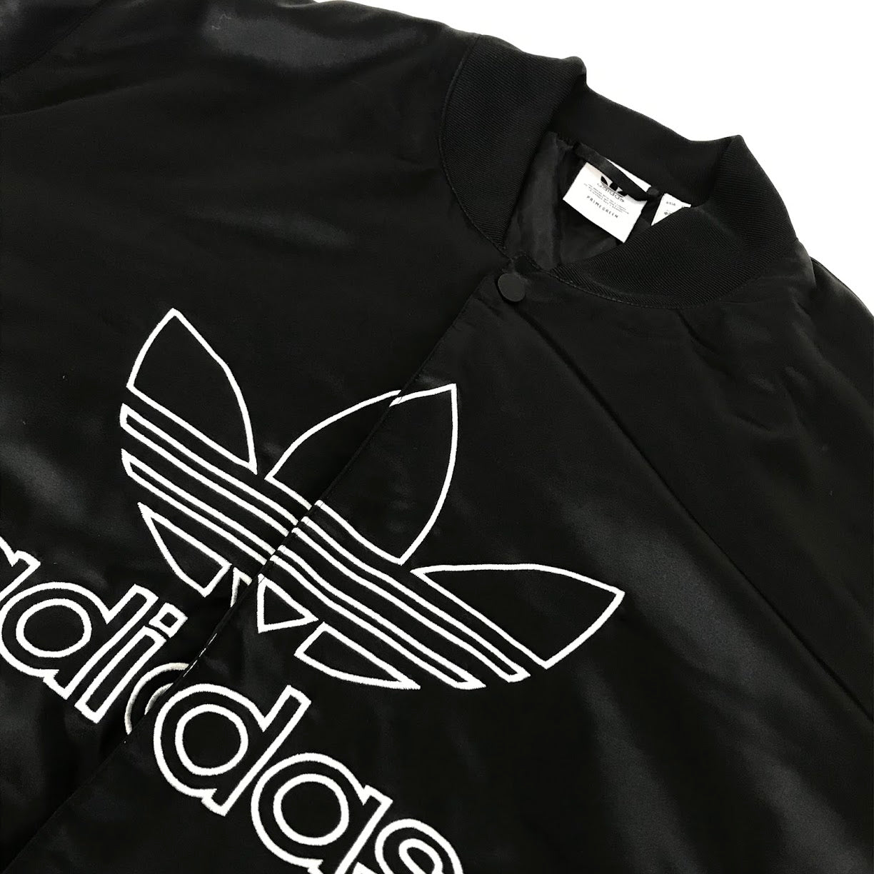 adidas Originals | アディダスオリジナルス ADICOLOR CLASSICS SATIN BOMBER JACKET ボンバージャケット ブルゾン H09165 ブラック【倉吉店】