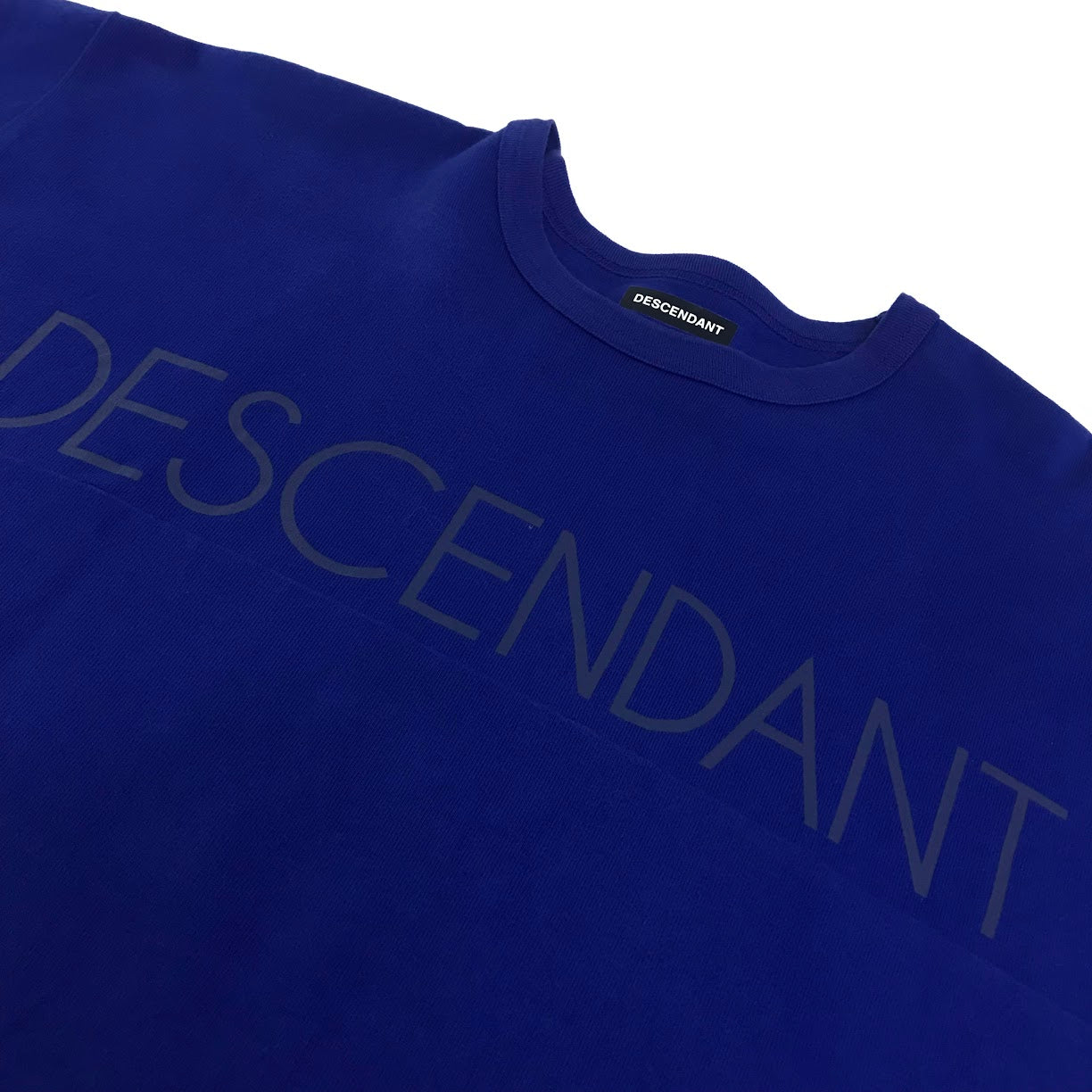 DESCENDANT | ディセンダント PADDLE CREW NECK SS (BLUE) 半袖Ｔシャツ 211ATDS-CSM06 ブルー サイズ：1【倉吉店】