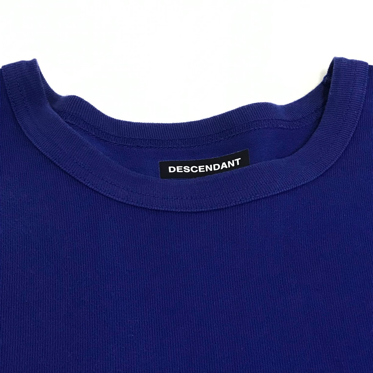 DESCENDANT | ディセンダント PADDLE CREW NECK SS (BLUE) 半袖Ｔシャツ 211ATDS-CSM06 ブルー サイズ：1【倉吉店】