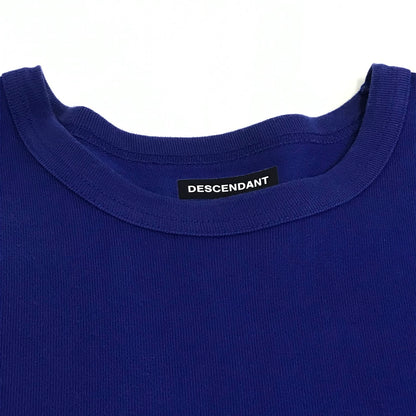 DESCENDANT | ディセンダント PADDLE CREW NECK SS (BLUE) 半袖Ｔシャツ 211ATDS-CSM06 ブルー サイズ：1【倉吉店】