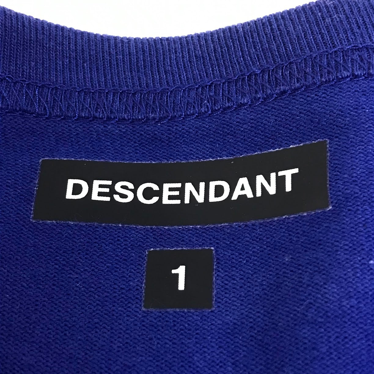 DESCENDANT | ディセンダント PADDLE CREW NECK SS (BLUE) 半袖Ｔシャツ 211ATDS-CSM06 ブルー サイズ：1【倉吉店】