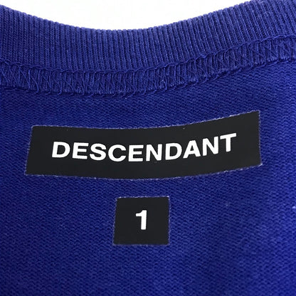 DESCENDANT | ディセンダント PADDLE CREW NECK SS (BLUE) 半袖Ｔシャツ 211ATDS-CSM06 ブルー サイズ：1【倉吉店】