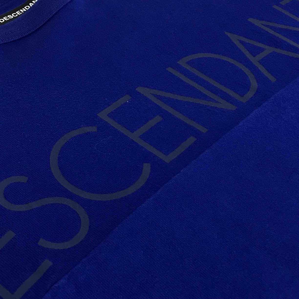 DESCENDANT | ディセンダント PADDLE CREW NECK SS (BLUE) 半袖Ｔシャツ 211ATDS-CSM06 ブルー サイズ：1【倉吉店】