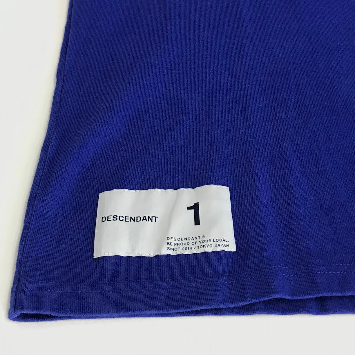 DESCENDANT | ディセンダント PADDLE CREW NECK SS (BLUE) 半袖Ｔシャツ 211ATDS-CSM06 ブルー サイズ：1【倉吉店】