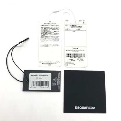 DSQUARED2 | ディースクエアード BOB ZIP WALLET L字ファスナー財布 コンパクトウォレット 長財布 S82WA0041 ブラック【倉吉店】