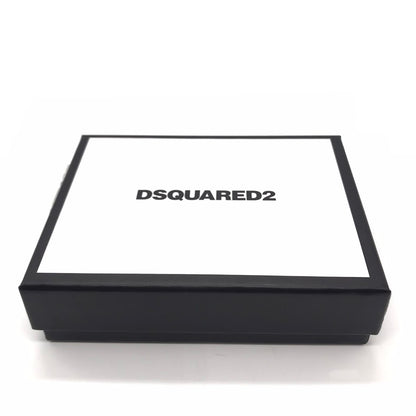 DSQUARED2 | ディースクエアード BOB ZIP WALLET L字ファスナー財布 コンパクトウォレット 長財布 S82WA0041 ブラック【倉吉店】