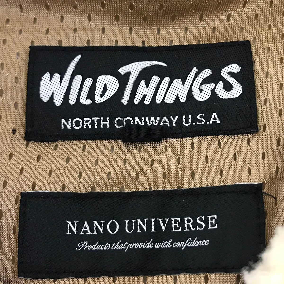 WILD THINGS | ワイルドシングス NANO UNIVERSE別注 ボアジャケット ブルゾン WT19437N-NU ベージュ サイズ：S【倉吉店】