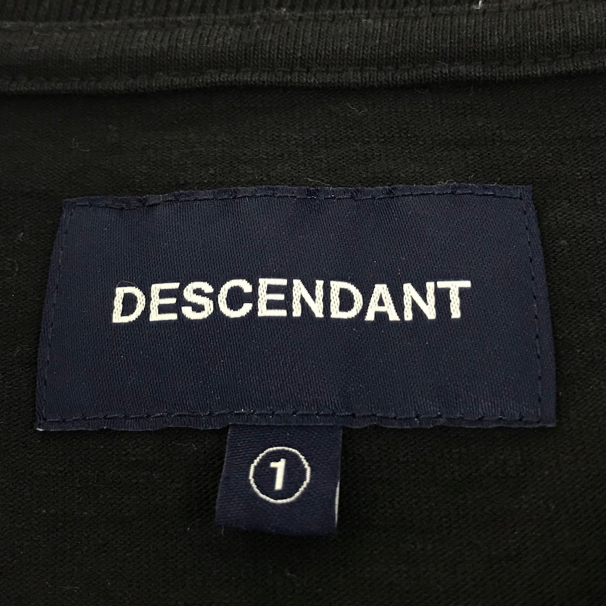 DESCENDANT | ディセンダント AUTHENTIC DESIGN SS 半袖Ｔシャツ ブラック サイズ：1【倉吉店】