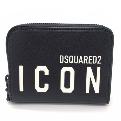 DSQUARED2 | ディースクエアード BE ICON CHAIN WALLET チェーン付き 二つ折り財布 長財布 S82WA0039 ブラック【倉吉店】