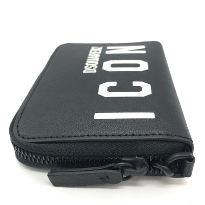 DSQUARED2 | ディースクエアード BE ICON CHAIN WALLET チェーン付き 二つ折り財布 長財布 S82WA0039 ブラック【倉吉店】