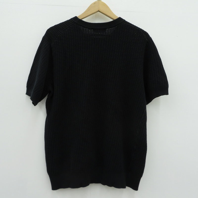 Mackintosh | マッキントッシュ 交編サマーニットTシャツ 半袖Ｔシャツ G1N50-103-09 ブラック サイズ：L【瀬戸大橋店】