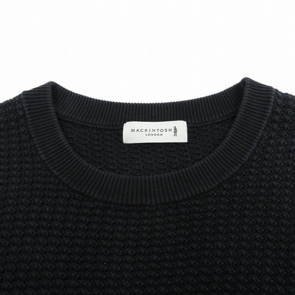 Mackintosh | マッキントッシュ 交編サマーニットTシャツ 半袖Ｔシャツ G1N50-103-09 ブラック サイズ：L【瀬戸大橋店】