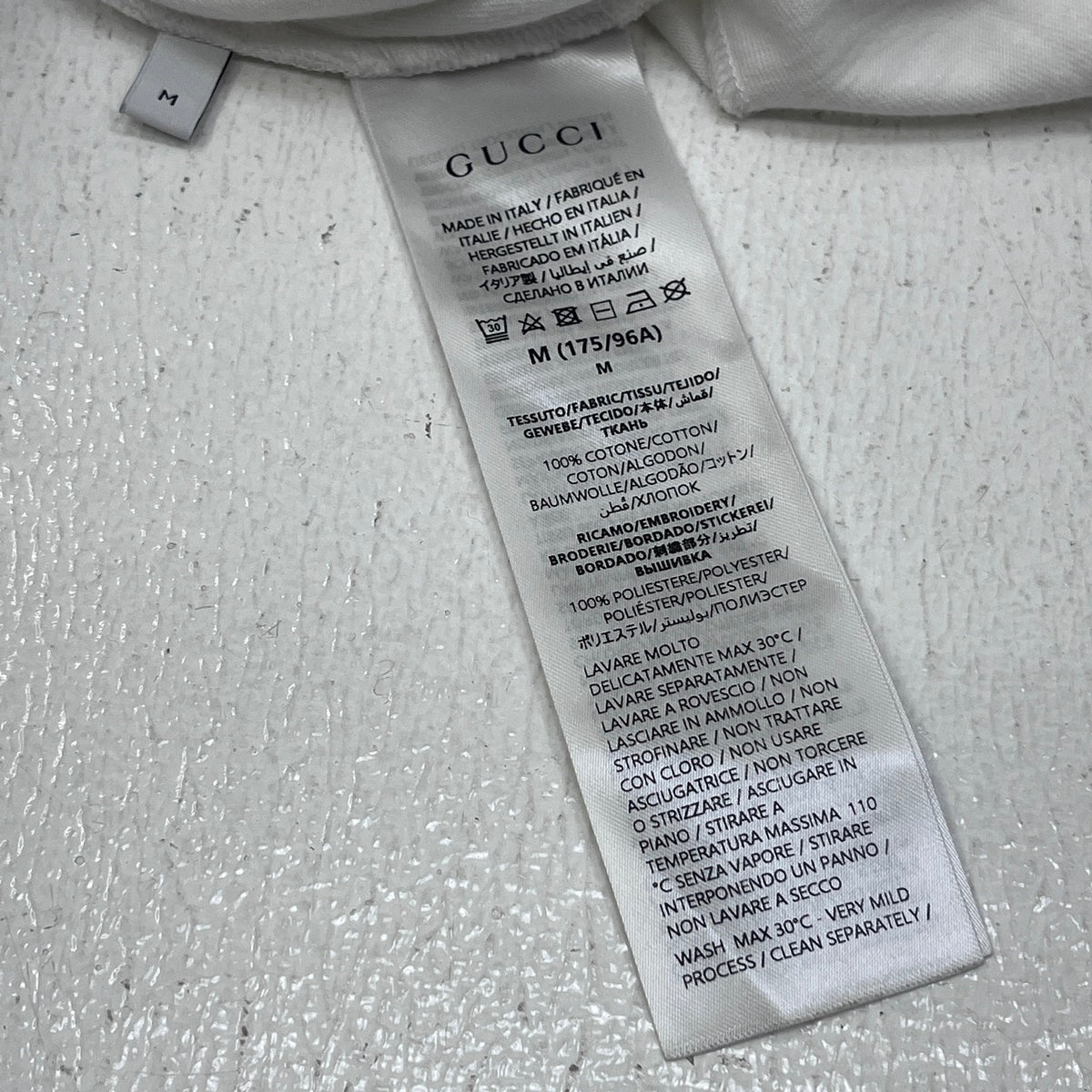 GUCCI | グッチ Embroidered cotton jersey T 24 半袖Ｔシャツ 796395 XJG9V ホワイト サイズ：M【加古川店】