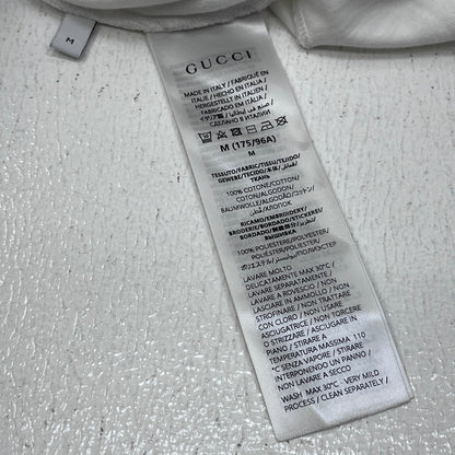 GUCCI | グッチ Embroidered cotton jersey T 24 半袖Ｔシャツ 796395 XJG9V ホワイト サイズ：M【加古川店】