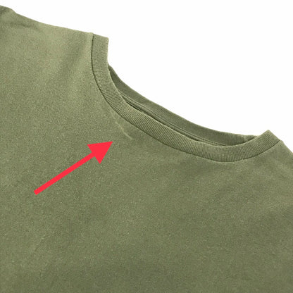 W)TAPS | ダブルタップス LABEL/SS/COTTON 半袖Ｔシャツ 231ATDT-STM08S カーキグリーン サイズ：4【倉吉店】