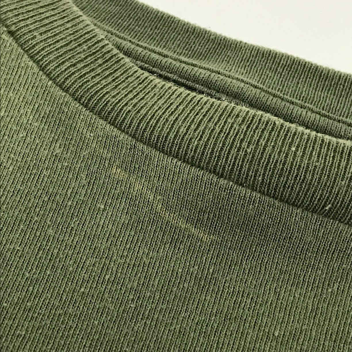 W)TAPS | ダブルタップス LABEL/SS/COTTON 半袖Ｔシャツ 231ATDT-STM08S カーキグリーン サイズ：4【倉吉店】