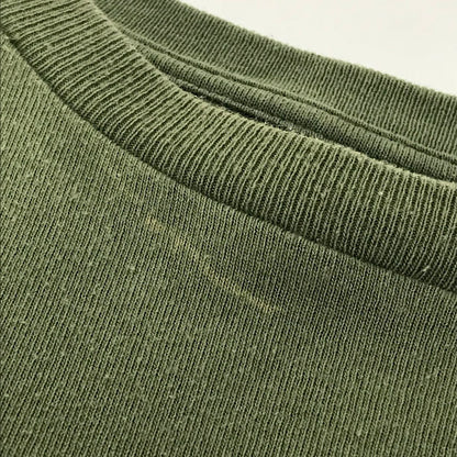 W)TAPS | ダブルタップス LABEL/SS/COTTON 半袖Ｔシャツ 231ATDT-STM08S カーキグリーン サイズ：4【倉吉店】