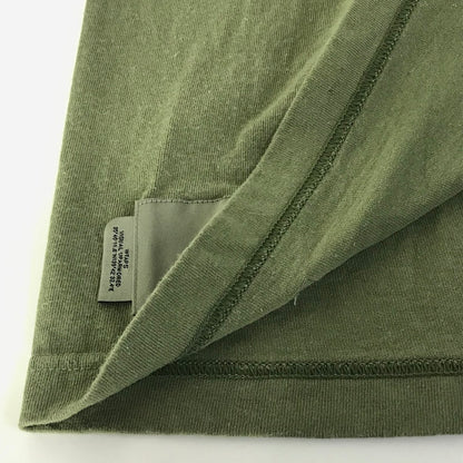 W)TAPS | ダブルタップス LABEL/SS/COTTON 半袖Ｔシャツ 231ATDT-STM08S カーキグリーン サイズ：4【倉吉店】