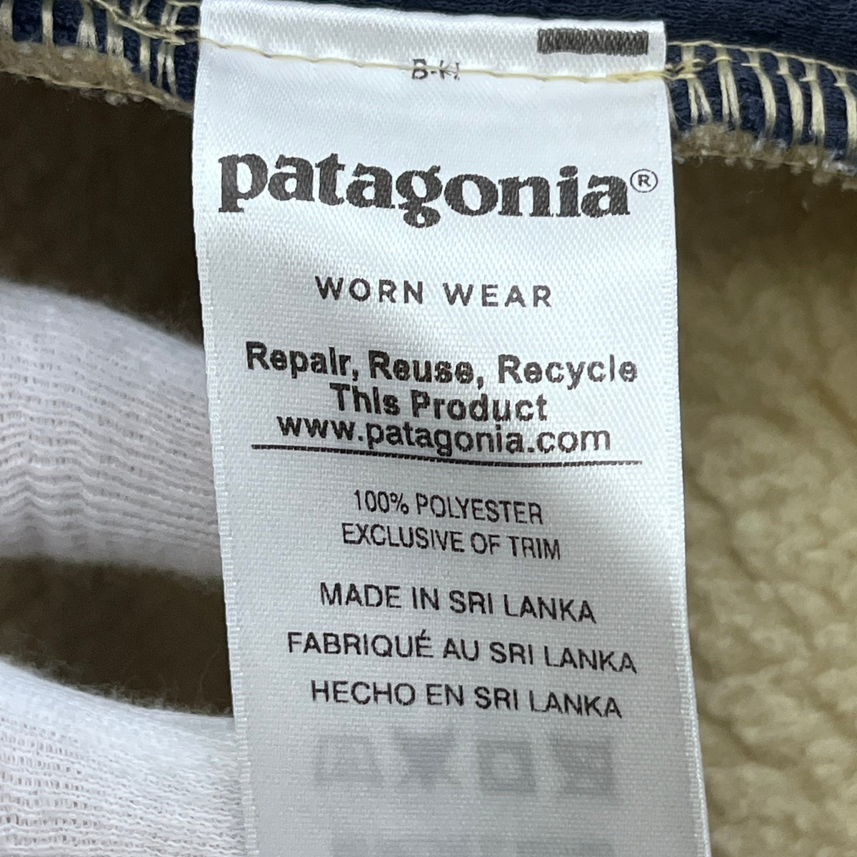 patagonia | パタゴニア Retro Pile Vest ベスト 22820 ナチュラル サイズ：S【加古川店】