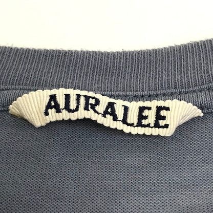 AURALEE | オーラリー LUSTER PLAITING L/S TEE 長袖Ｔシャツ A00P01GT ブルー サイズ：4【倉吉店】