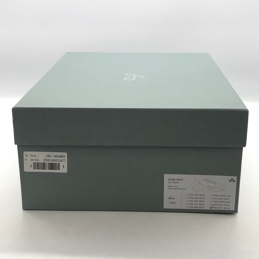 OAO｜オーエーオー　SUNLIGHT スニーカー 24C-1A04AR1-70P グレー 29cm【倉吉店】