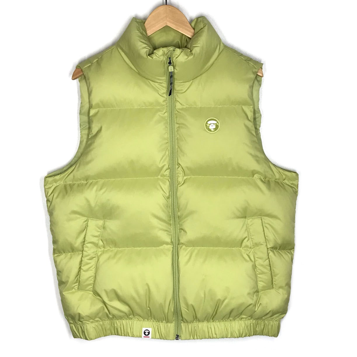 A BATHING APE | アベイシングエイプ AAPE NOW DOWN VEST ダウンベスト AAPDNM7721XXP グリーン サイズ：S【倉吉店】