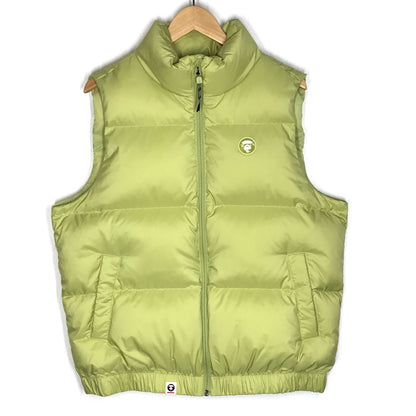 A BATHING APE | アベイシングエイプ AAPE NOW DOWN VEST ダウンベスト AAPDNM7721XXP グリーン サイズ：S【倉吉店】