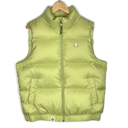 A BATHING APE | アベイシングエイプ AAPE NOW DOWN VEST ダウンベスト AAPDNM7721XXP グリーン サイズ：S【倉吉店】