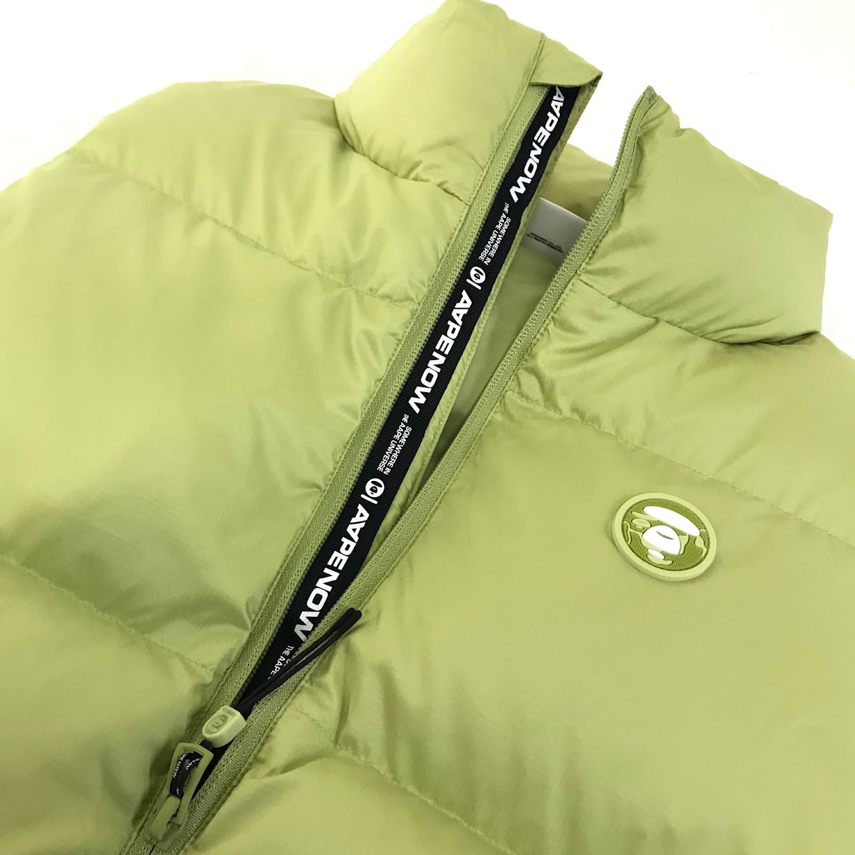 A BATHING APE | アベイシングエイプ AAPE NOW DOWN VEST ダウンベスト AAPDNM7721XXP グリーン サイズ：S【倉吉店】