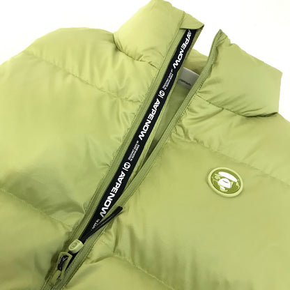 A BATHING APE | アベイシングエイプ AAPE NOW DOWN VEST ダウンベスト AAPDNM7721XXP グリーン サイズ：S【倉吉店】