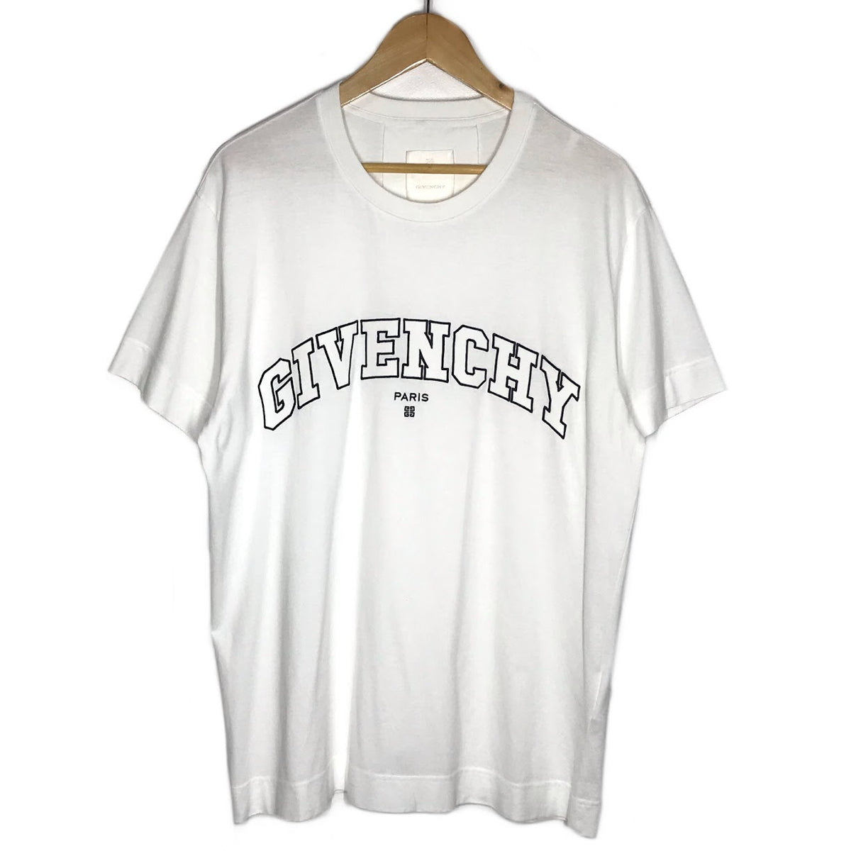 GIVENCHY | ジバンシィ カレッジロゴ 半袖Ｔシャツ BM71CW3Y6B ホワイト サイズ：M【倉吉店】