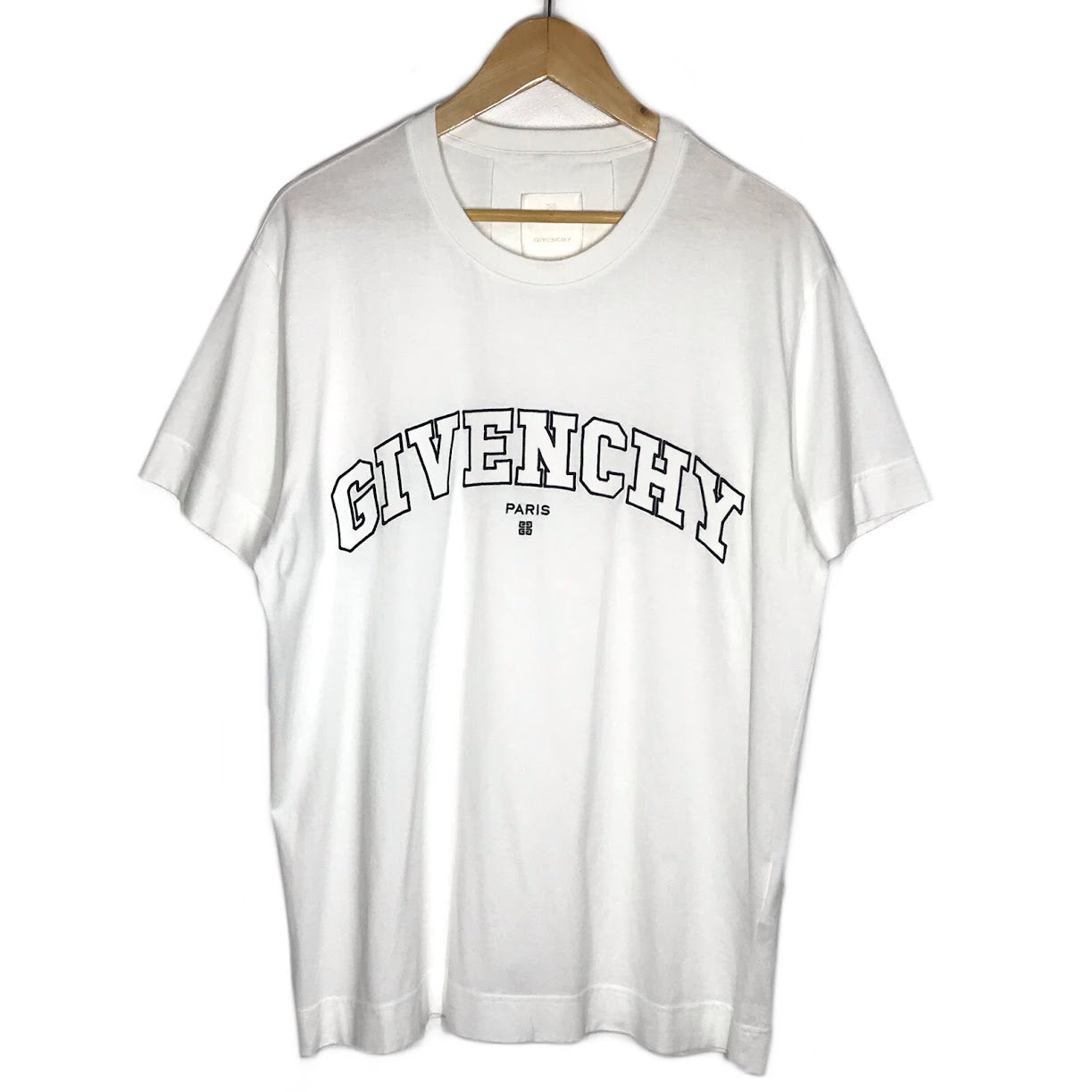 GIVENCHY | ジバンシィ カレッジロゴ 半袖Ｔシャツ BM71CW3Y6B ホワイト サイズ：M【倉吉店】