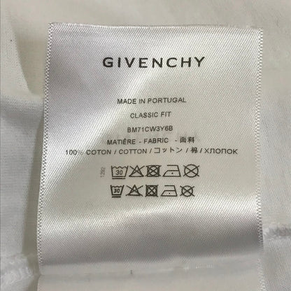 GIVENCHY | ジバンシィ カレッジロゴ 半袖Ｔシャツ BM71CW3Y6B ホワイト サイズ：M【倉吉店】