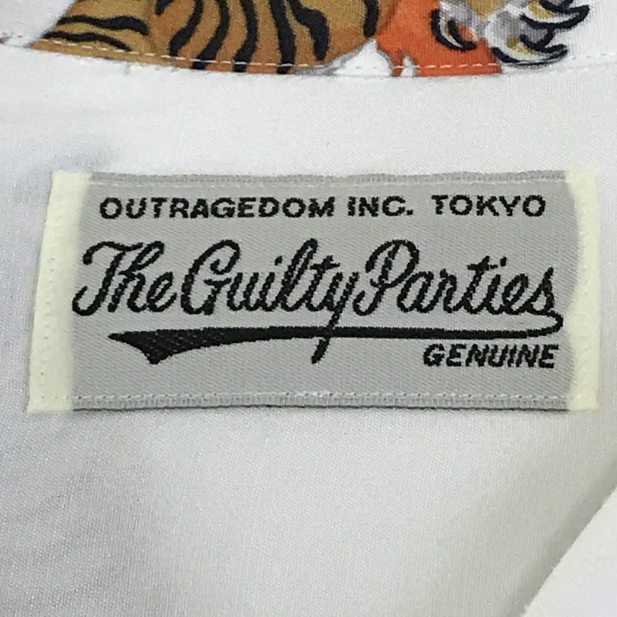 WACKOMARIA | ワコマリア TIM LEHI HAWAIIAN SHIRT L/S 虎 オープンカラーシャツ 長袖シャツ ホワイト サイズ：L【倉吉店】