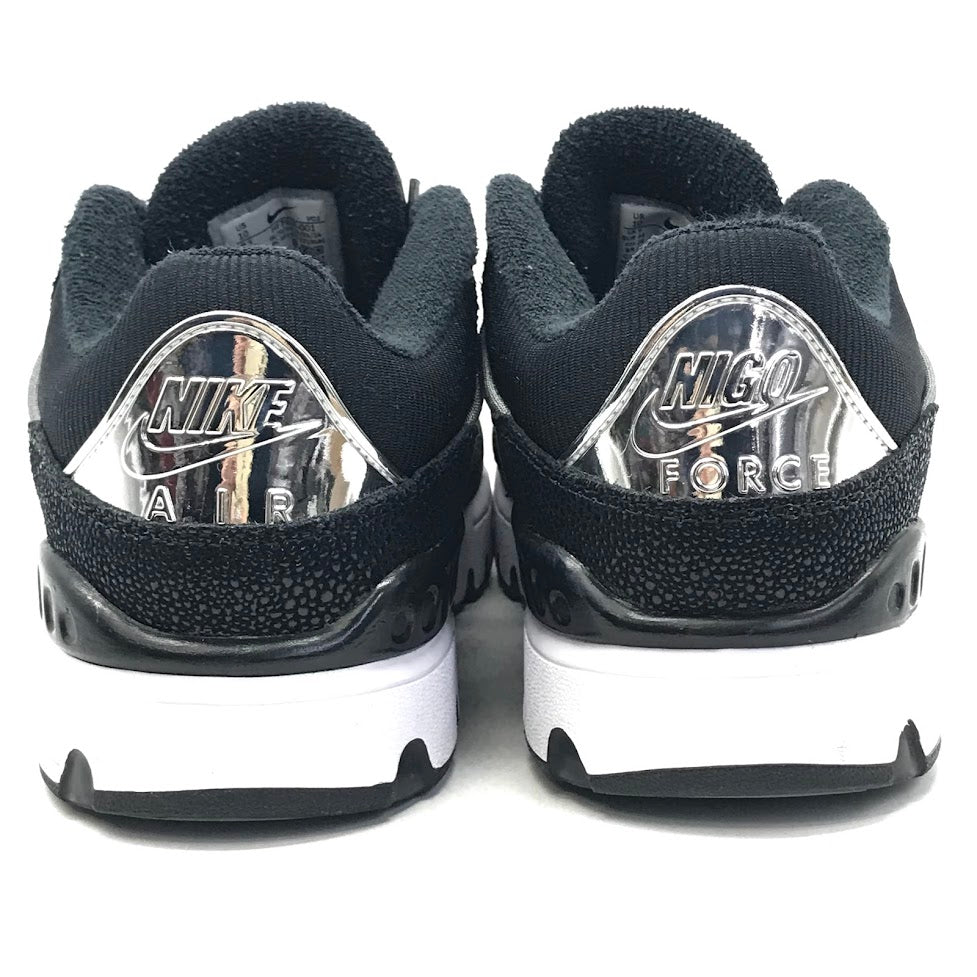 NIKE | ナイキ ×NIGO(ニゴー) Air Force 3 Low SP スニーカー HF7630-001 'Black/White' 28cm【倉吉店】