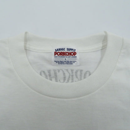 PORK CHOP | ポークチョップ PORK FRONT TEE 半袖Ｔシャツ ホワイト サイズ：L【瀬戸大橋店】