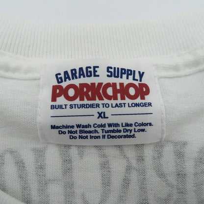 PORK CHOP | ポークチョップ PORK FRONT TEE 半袖Ｔシャツ ホワイト サイズ：XL【瀬戸大橋店】
