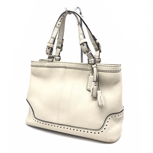 COACH | コーチ ハンプトンズ ハンドバッグ 5055 ホワイト【倉吉店】