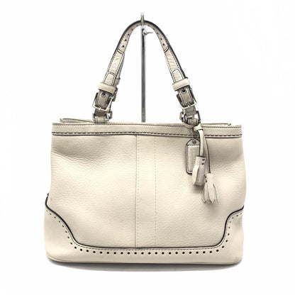 COACH | コーチ ハンプトンズ ハンドバッグ 5055 ホワイト【倉吉店】