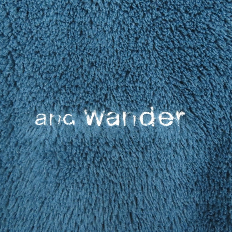 and wander | アンドワンダー high loft fleece jacket その他トップス AW-JT601-73 グリーン サイズ：3【瀬戸大橋店】