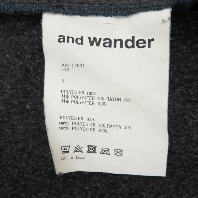 and wander | アンドワンダー high loft fleece jacket その他トップス AW-JT601-73 グリーン サイズ：3【瀬戸大橋店】