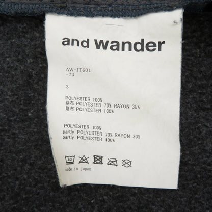 and wander | アンドワンダー high loft fleece jacket その他トップス AW-JT601-73 グリーン サイズ：3【瀬戸大橋店】