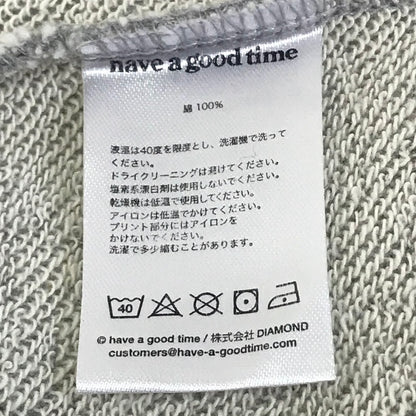 have a good time | ハブアグッドタイムハヴアグッドタイム ボックスロゴ スウェット グレー サイズ：L【倉吉店】