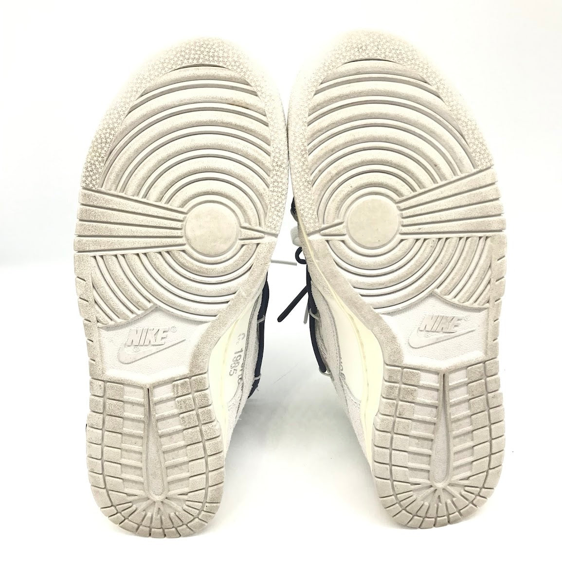 NIKE | ナイキ ×OFF-WHITE (オフホワイト) DUNK LOW スニーカー DJ0950-115 セイル/ニュートラルグレー-グリッドアイアン 27cm【倉吉店】