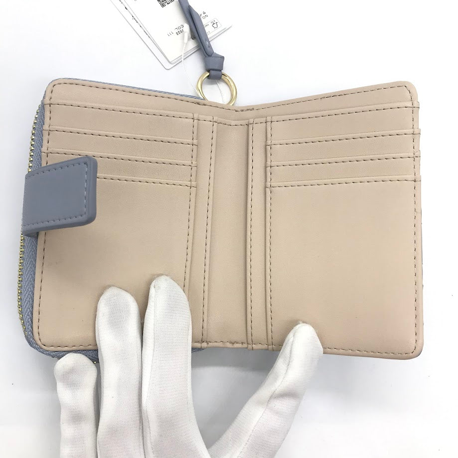 JILL BY JILL STUART | ジルバイジルスチュアート クロスJキルトウォレット 二つ折り財布 125-5187022 ブルー【倉吉店】