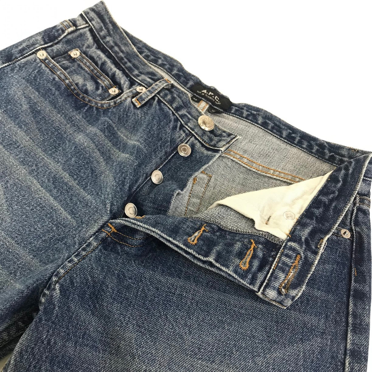 A.P.C | アーペーセー NEW STANDARD セルビッチデニムパンツ デニムパンツ ブルー サイズ：28【倉吉店】